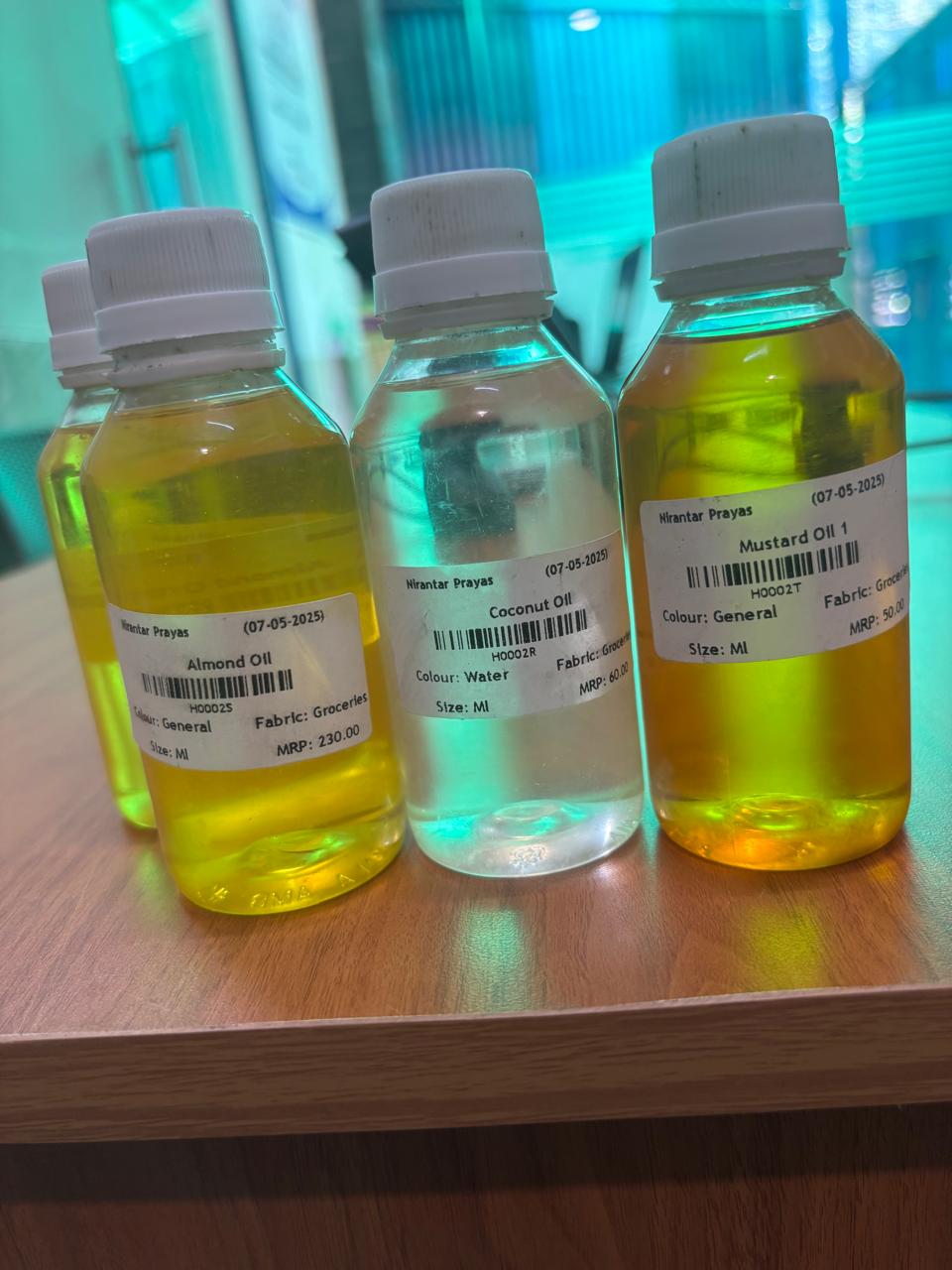 Cold-Pressed Oils