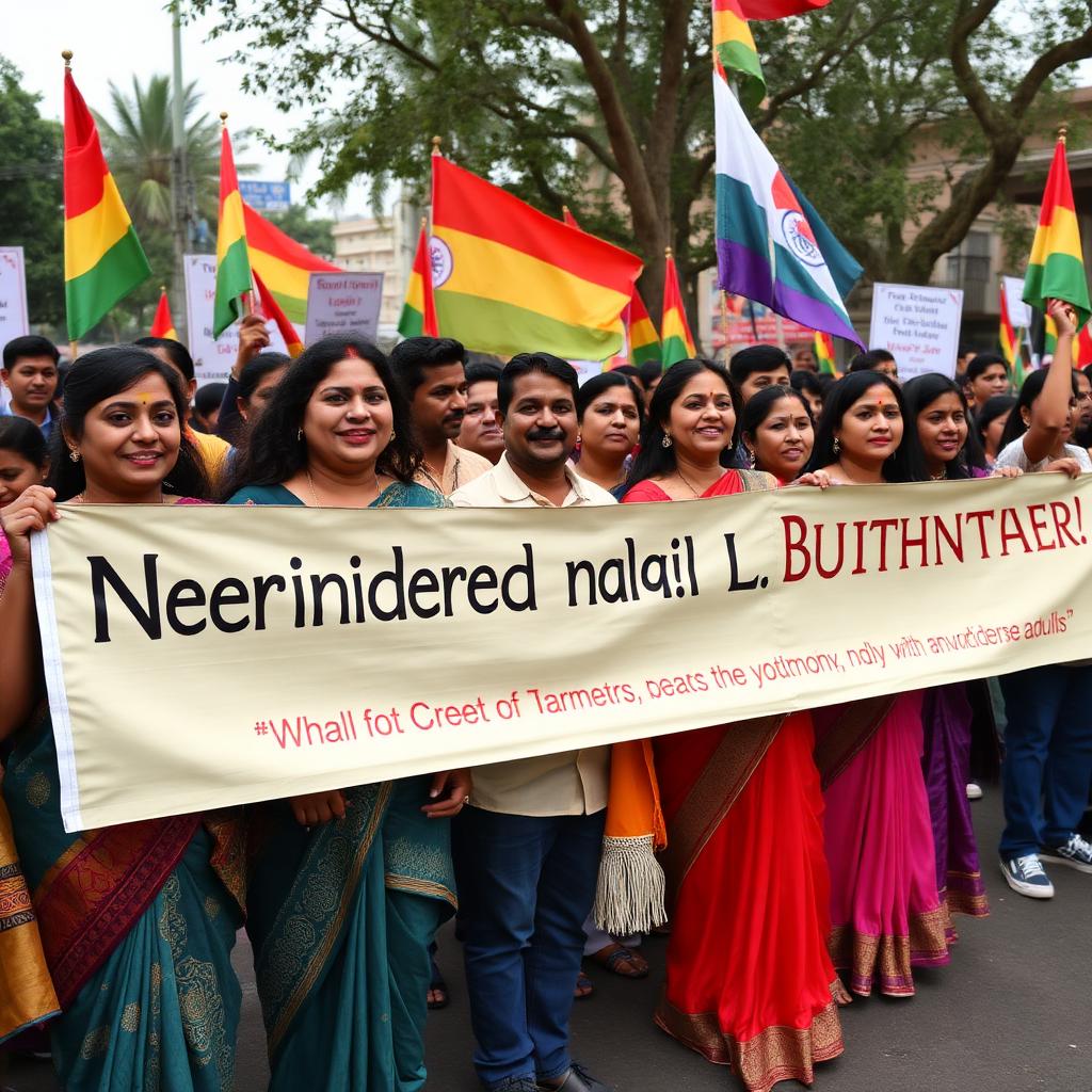 Awareness campaign with banners